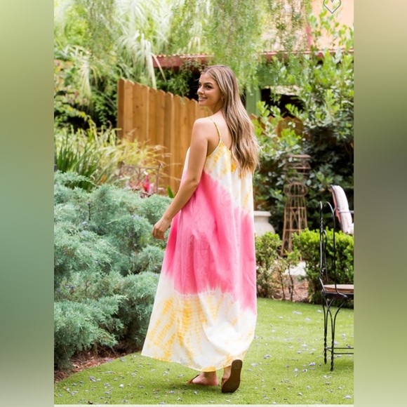 THML Anthropologie Tie Dye Maxi Dress - Picture 2 of 4